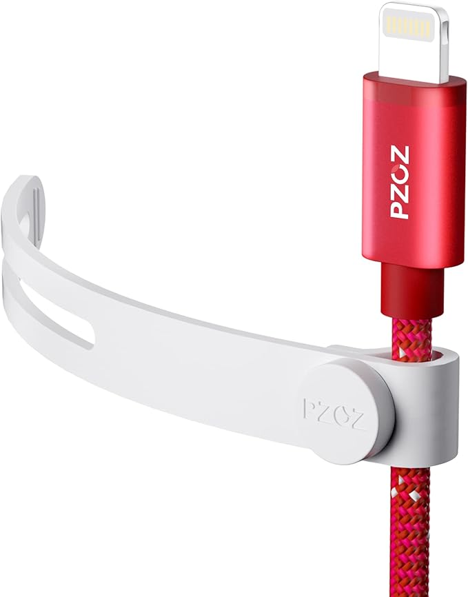 PZOZ Silicone Cable Ties 10 Pack, Reusable Cable Organizer Straps for Cords