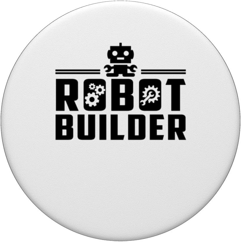 Funny Robot Engineering PopSockets Standard PopGrip for Robot Builder Robotics Engineer