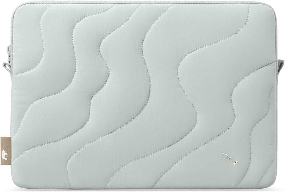 tomtoc 360 Protective Puffy Laptop Sleeve for 13-inch MacBook Air M4(2025)/M3/M2/M1 A3240 A3113, MacBook Pro M2/M1, iPad Air (M3/M2)/Pro M4, Quilted Soft Puffer Bag for 13-inch Surface Pro Copilot+PC
