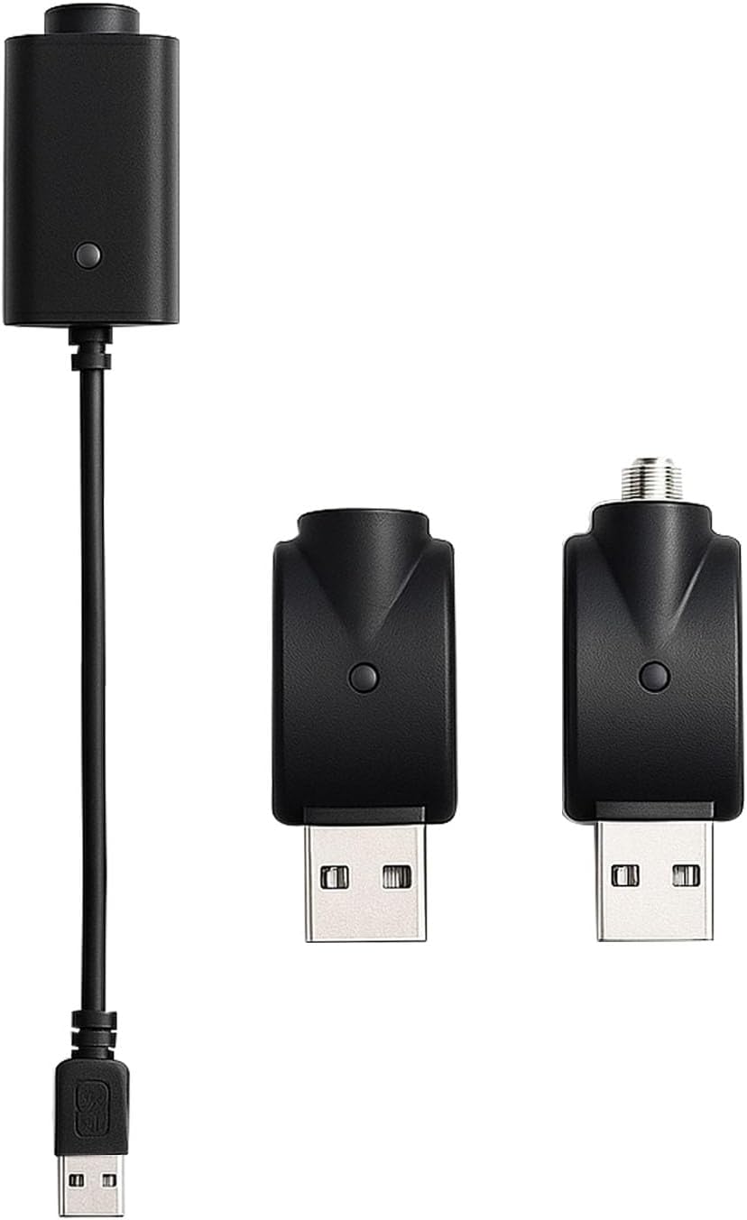 HMLXSH 510 3-Piece Set Smart USB Thread Charger Cable with LED Conversion Indicator Light, Smart Overcharge Protection