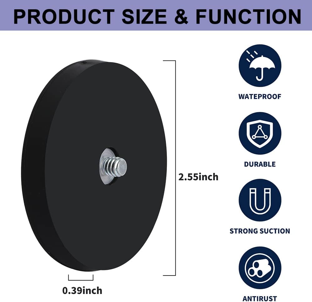 Magnet Camera Mount Compatible with Blink Mini Pan Tilt Camera, Magnetic Base Stand with 1/4 inch Thread