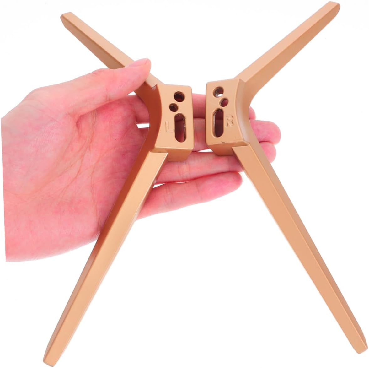 IMIKEYA 1pair Tabletop Tv Stand Mounting Brackets for Small Spaces Elegant Design for LCD Led Flat Screen Tvs Sturdy
