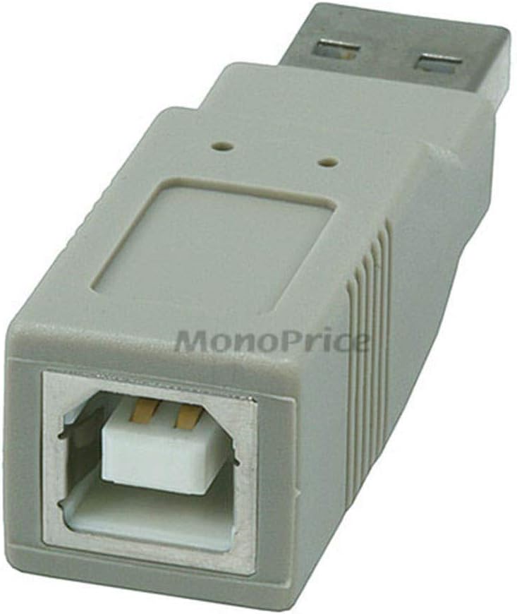 Monoprice USB 2.0 A Male/B Female Adaptor, 100363