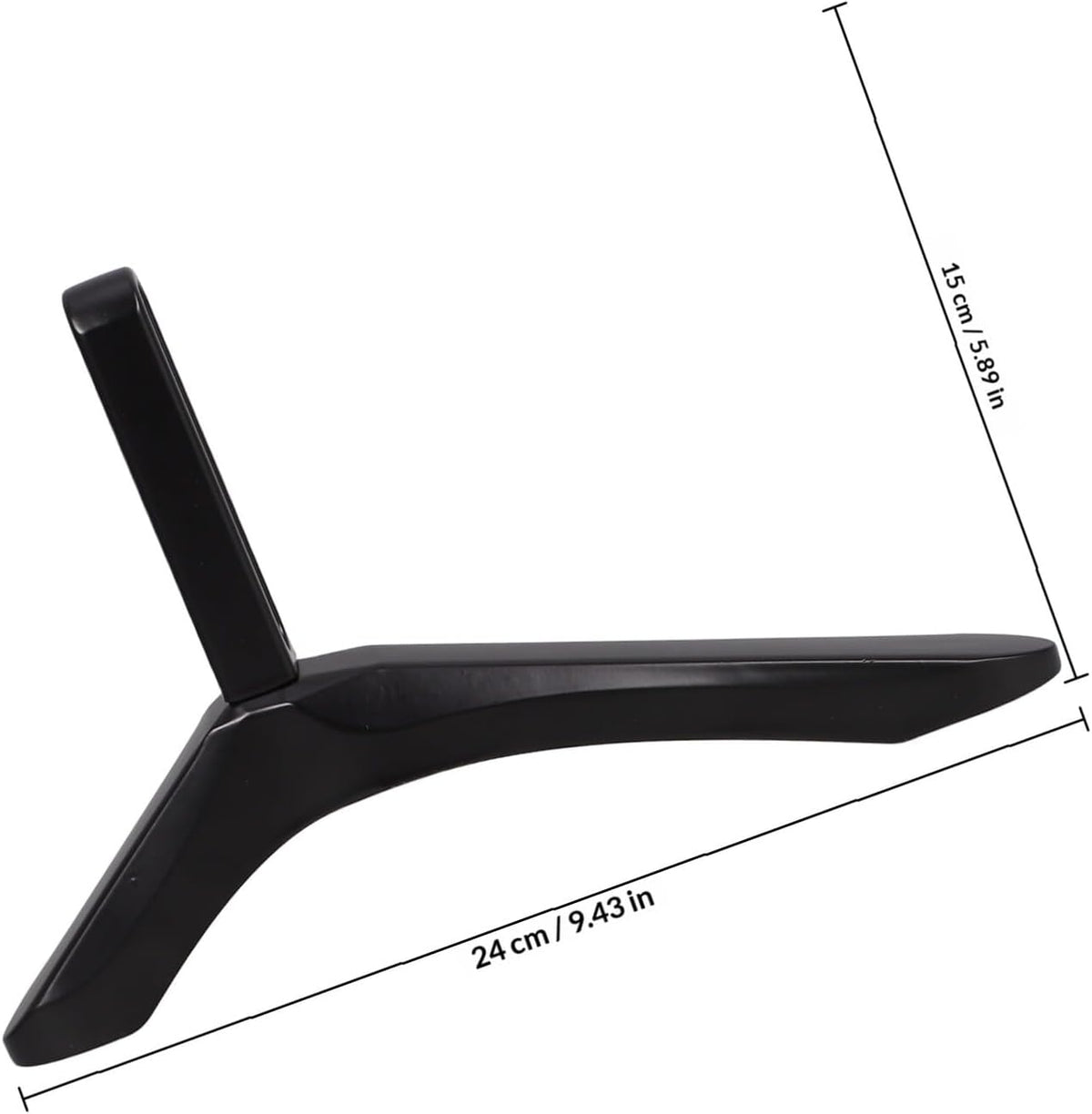 GALPADA Universal TV Stand Base with Screws, Iron Tabletop Support Bracket for Replacement TV Stand Legs, Compatible
