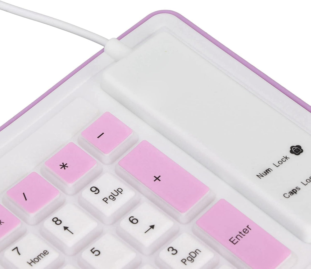 Foldable Silicone Keyboard, 103 Keys Wired Bluetooth Waterproof Rollup Keyboard for PC Notebook Laptop