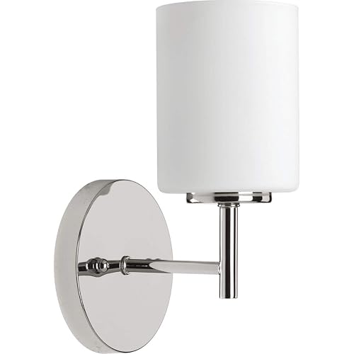 Progress Lighting P2131-104 Replay Bath & Vanity, 1-Light, Polished Nickel