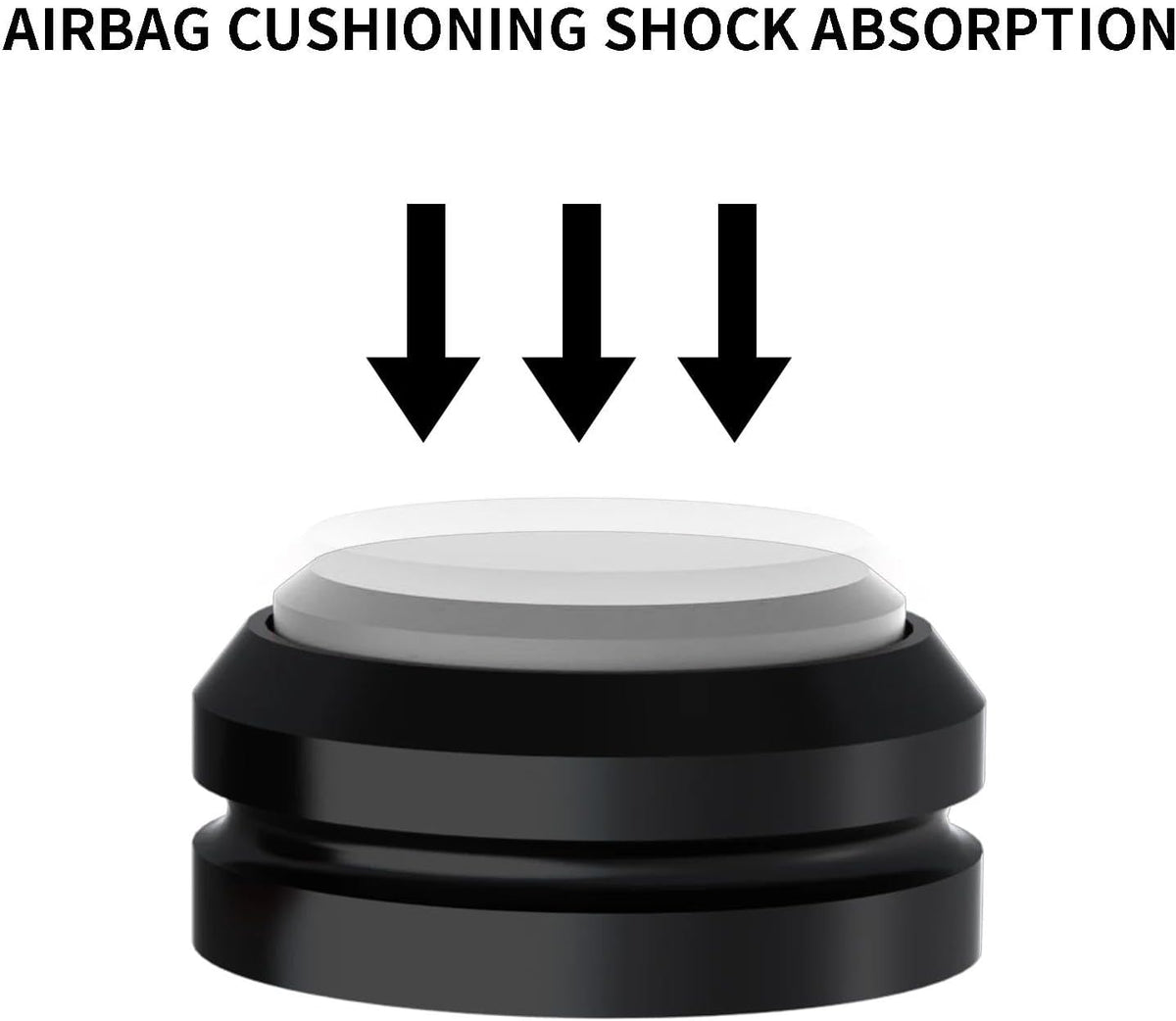 Preffair Audio Speaker Aluminum/Silicone Isolation Feet Turntable Damper Vibration Stopper Stand Absorption Shock Pad for Amplifier Preamp DAC Devices 4Pcs (Gray, 1.73"x1.18")