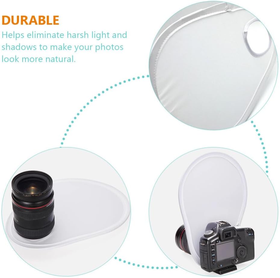 Gatuida Mini Diffuser Photography Tools, Camera Light Reflector, Speedlight Diffuser, Photo Reflector, Soft Cloth Props