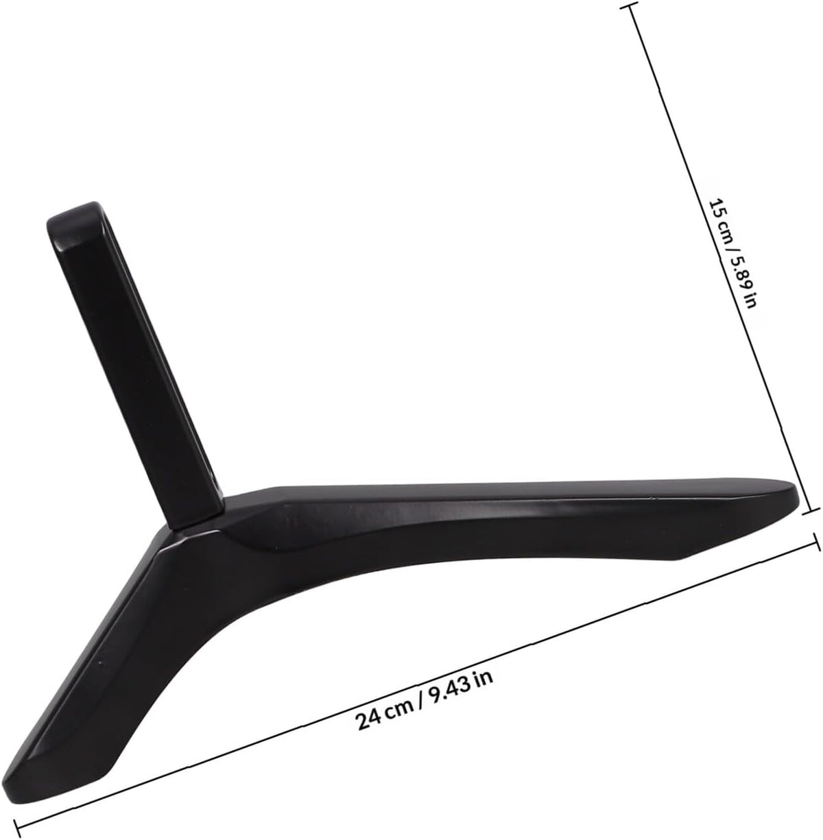 HOMSFOU Universal TV Stand Bracket with Screws, Tabletop TV Riser Base Support for Flat Screen Televisions, Sturdy