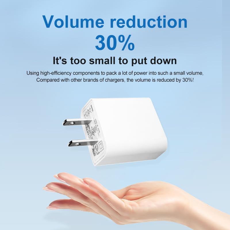 UL Certified 5V 1A 1000MA 5W USB Wall Charger with US Plug for Android Smartphones, Kindle Fire, iPhone, iPad, Samsung