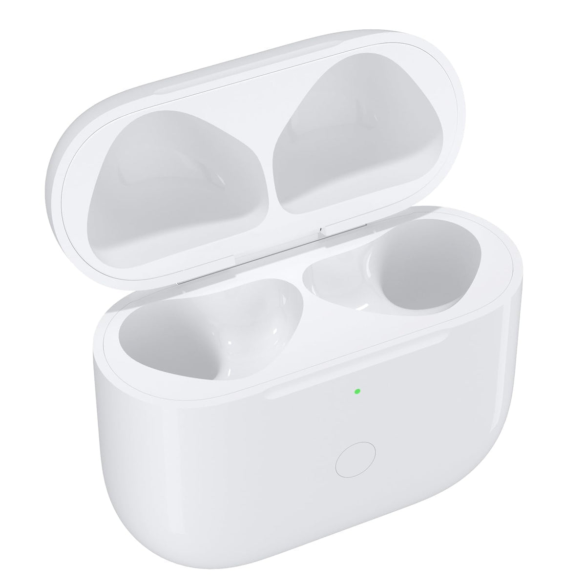 Wireless Charging Case Replacement Compatible with AirPods 4th Generation, AirPods 4 Charger Replacement Case with Bluetooth Pairing Sync Button, No