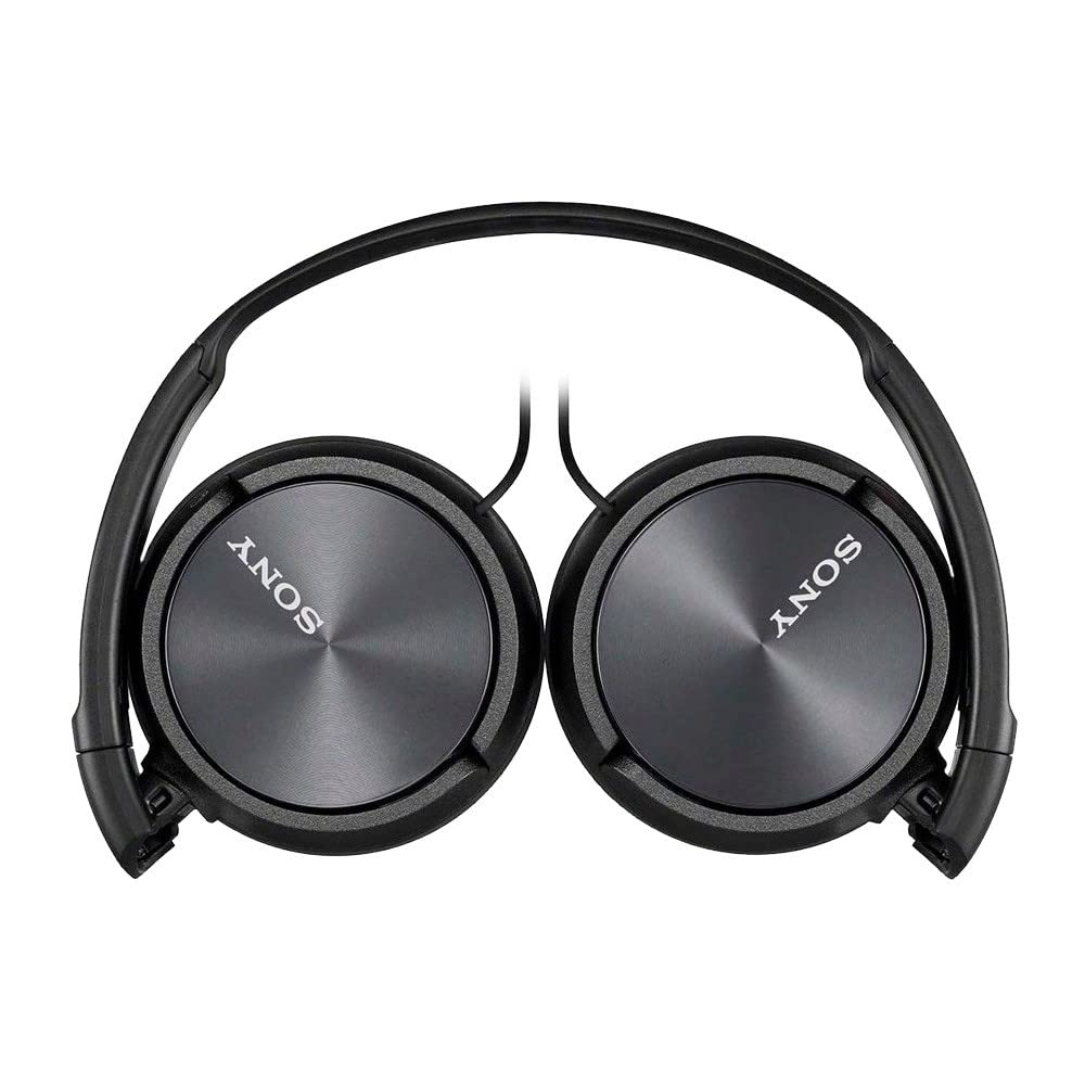 Sony MDR-ZX310AP ZX Series Wired On Ear Headphones with mic, Black