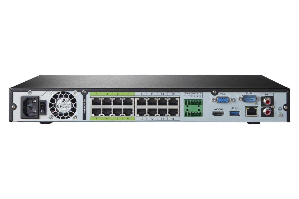 Lorex N881A63B 16-Channel Security 3TB NVR with Lorex Cloud Connectivity