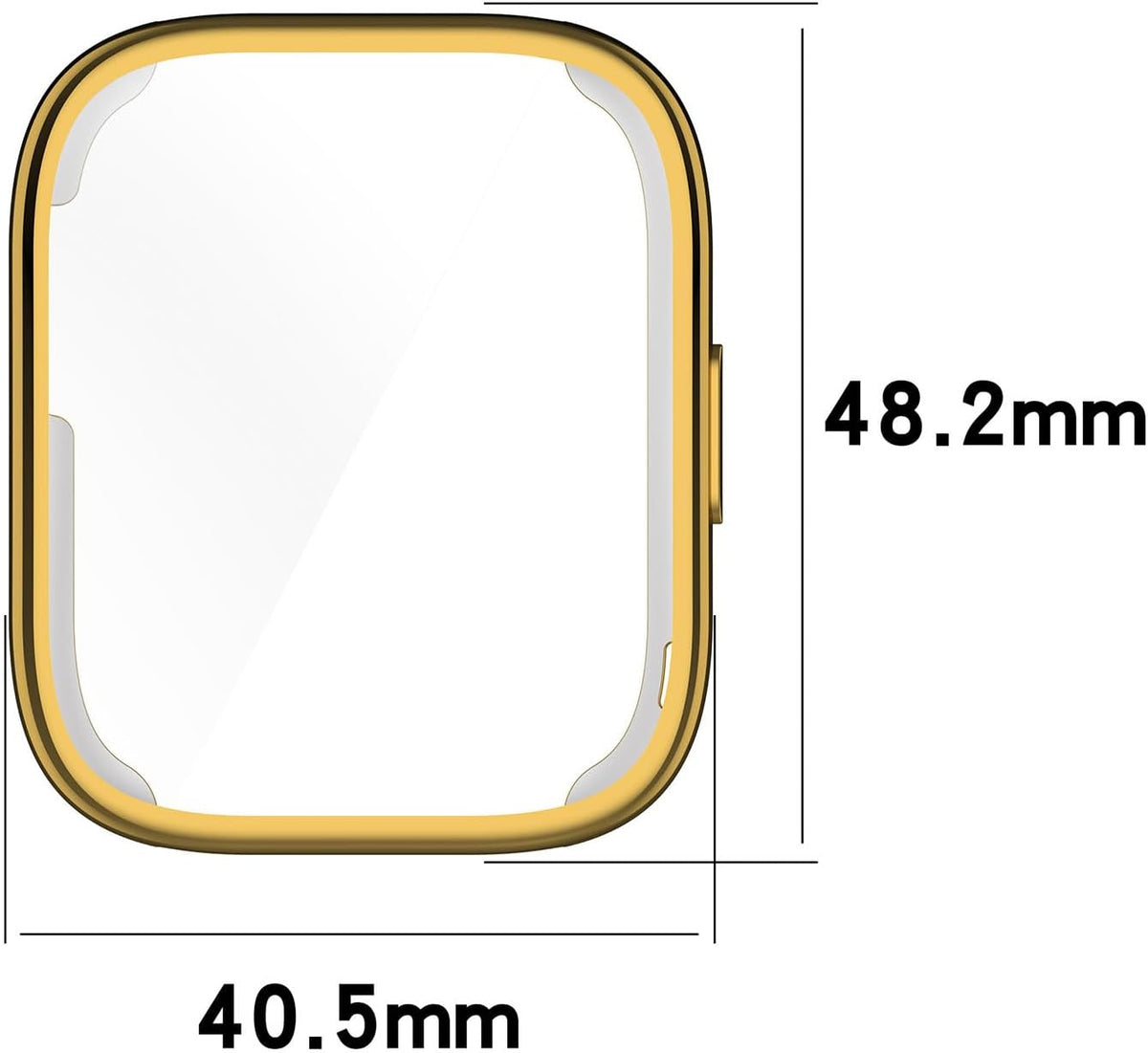 3Pack Screen Protector Cases for Amazfit Bip 5, All-Around Protective TPU Bumper (Black+Black+Black)