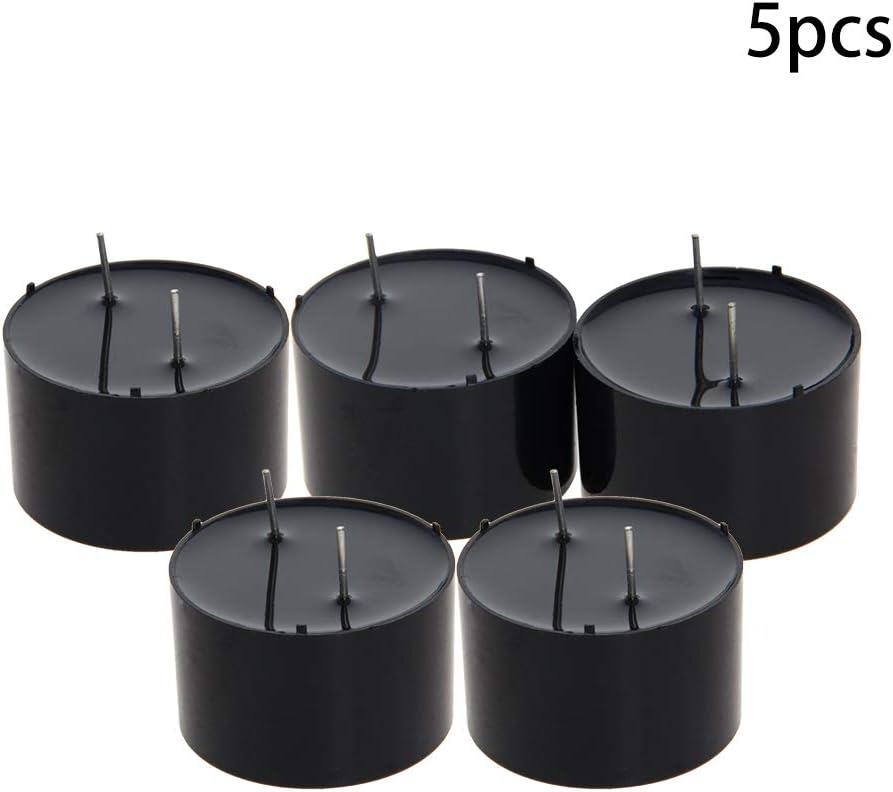 Fielect 5Pcs Active Buzzer Alarm, DC12V 100dB Beeper, Continuous Sound Speaker FSD-3020