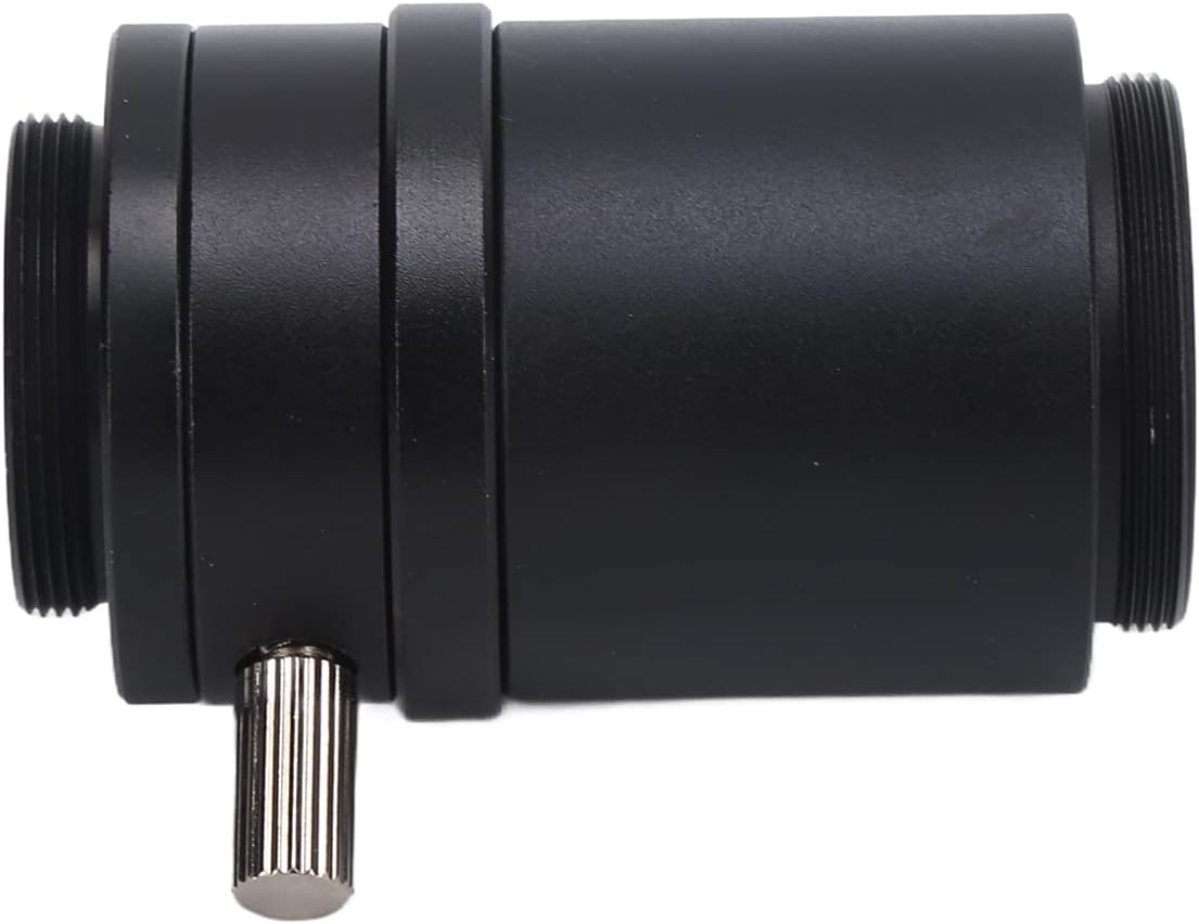 Microscope Adapter, 1× C Mount Lens Adapter for CCD Camera and Trinocular Stereo Microscope