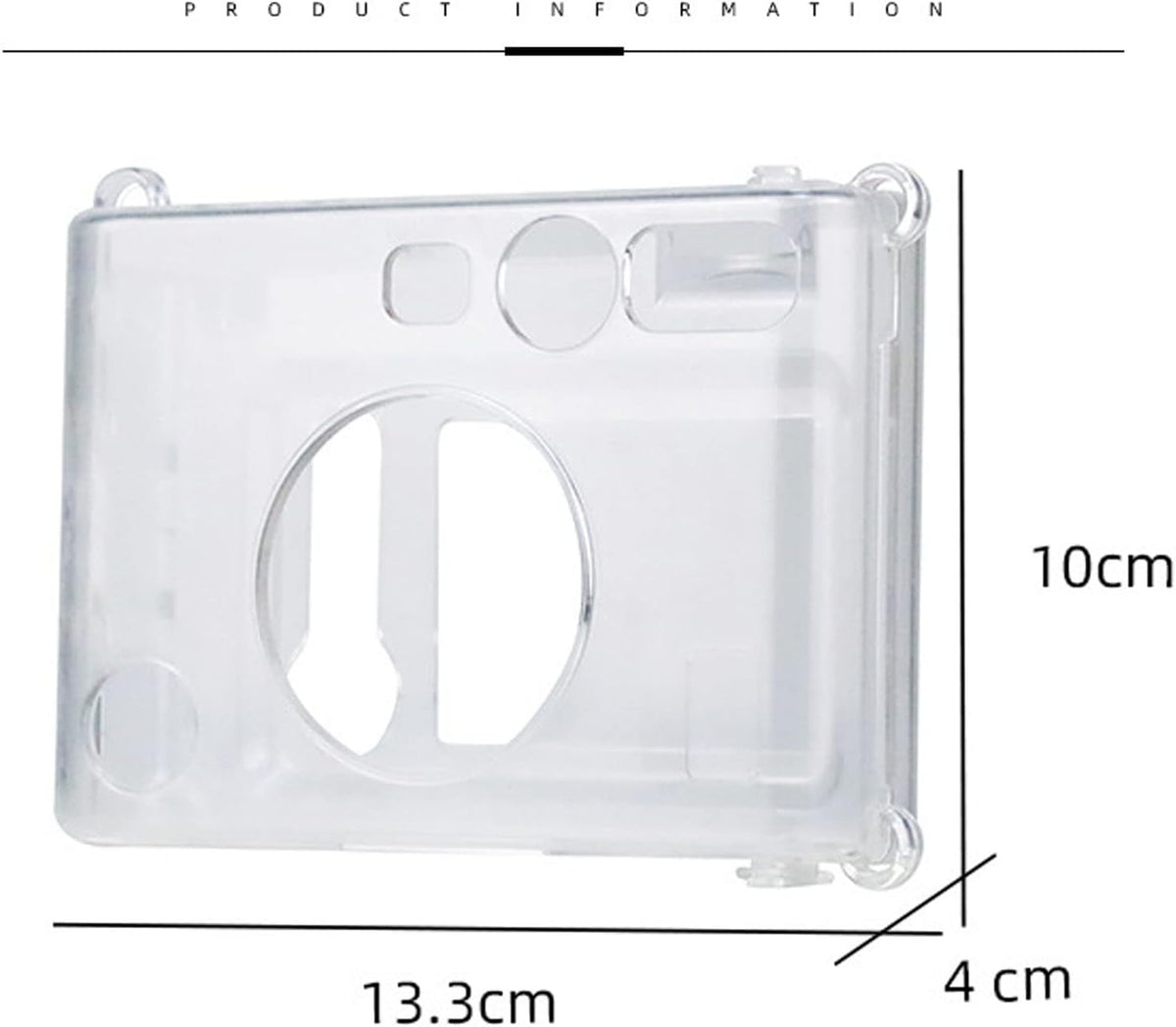 Mini Evo Clear Case for Fujifilm Instax Mini Evo Instant Camera, Transparent Photo Printer Protector with Accessories