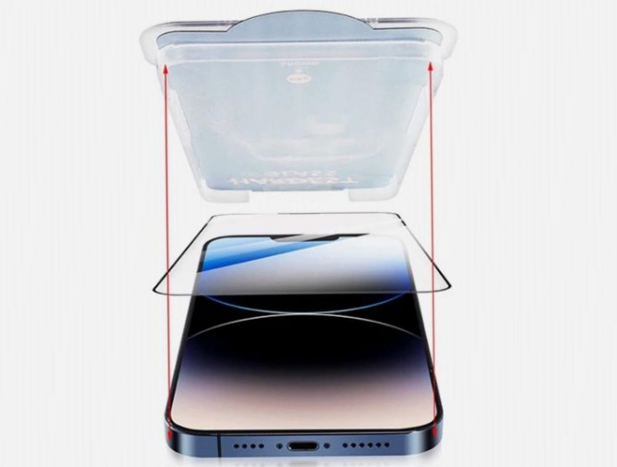 #M4U HD Clear Tempered Glass Screen Protector for iPhone 15