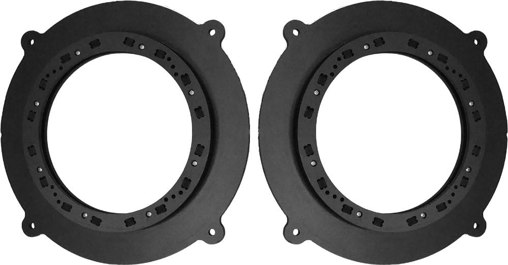 Front Door Speaker Adapter Spacer Rings - Fits Mazda 07-14 CX-9 & 03-11 RX-8 (1 Pair)