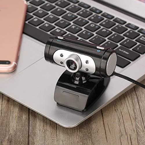 Computer Camera HD 1080P Webcam Mini Computer PC WebCamera with Microphone Rotatable Cameras for Live Broadcast Video Calling (Color : 1080p)