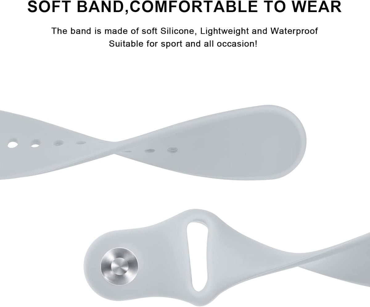 Meliya Silicone Bands Compatible with Fitbit Versa 2, Adjustable Sport Replacement Wristbands for Fitbit Versa 2 /