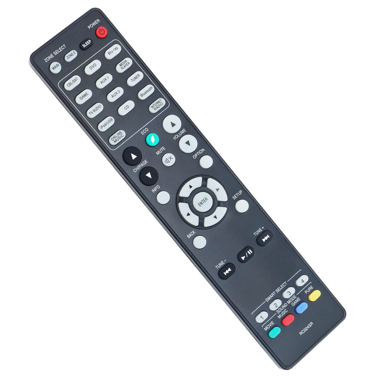 RC024SR Replace Remote Control for Marantz AV Receiver NR1607 SR5009 SR6010 SR6009