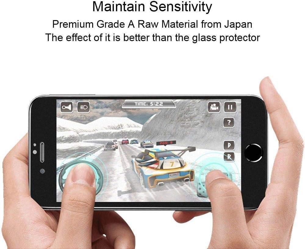 eTECH Collection Tempered Glass Screen Protector for Apple iPhone 5/5S/5C [4”] - Bubble Free, Touch Accurate