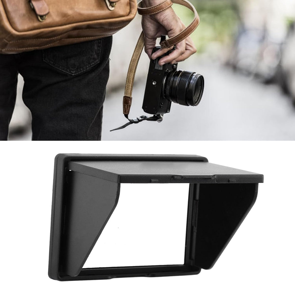 Hood,3'' A7 A7M2 A7R2 A7M3 A9 LCD Sun Shade Sun Screen Hood Sun Hood Sunshade Folding Camera LCD Viewfinder Screen