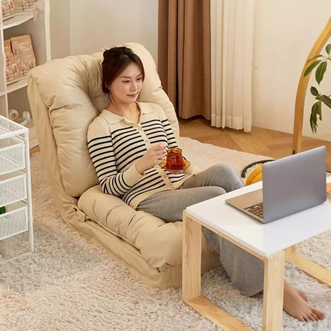 Floor Chair Floor Chair With Backrest Foldable Lazy Sofa Meditation Chair Window Chair Floor Chair Gaming Floor Chair Sofa Bed Single Seater Sofa Adjustable Lounge Recliner Chair For The Living Ro