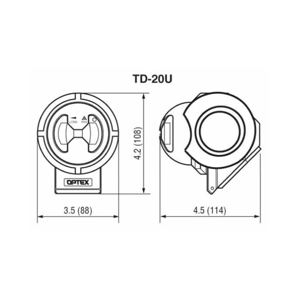 Optex TD-20U Indoor/Outdoor Wireless Infrared Transmitter