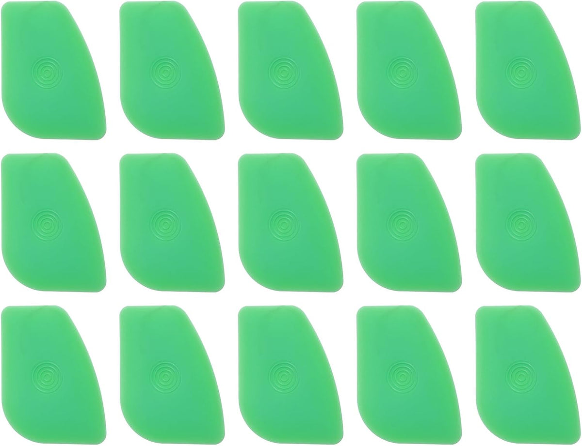 MECCANIXITY 15pcs Thin Phone Pry Opening Tools Plastic Dual Ends Spudger for PC Tablet Laptop Repair Tool Kit Green