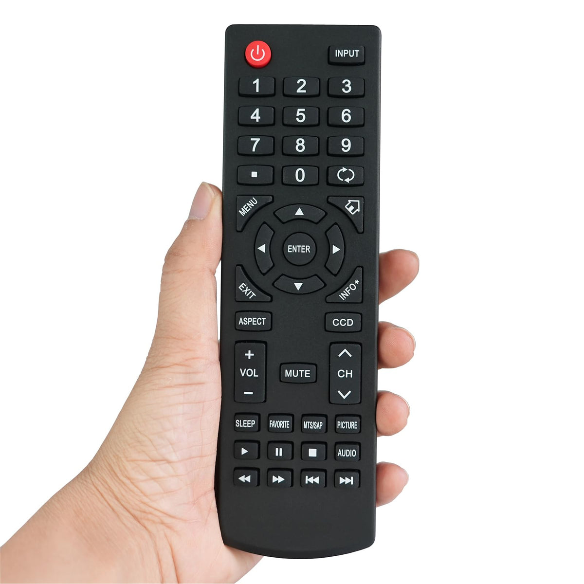 Replacement Remote Control for Dynex DX-32L100A11 DX-32L221A12 DX-32L152A11 DX-32L200A12 DX-32L220A12 LCD LED HDTV TV