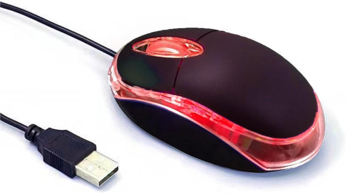 Guiheng Wired Mini Optical Mouse Computer Mouse Ergonomic Mouse with USB Mouse for Laptop PC Desktop mice Compatible