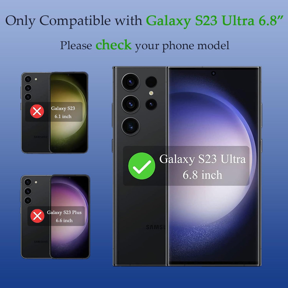 Samsung Galaxy S23 Ultra Privacy Screen Protector [Not Glass], Black Flexible TPU Film Full Coverage Accessories, 2