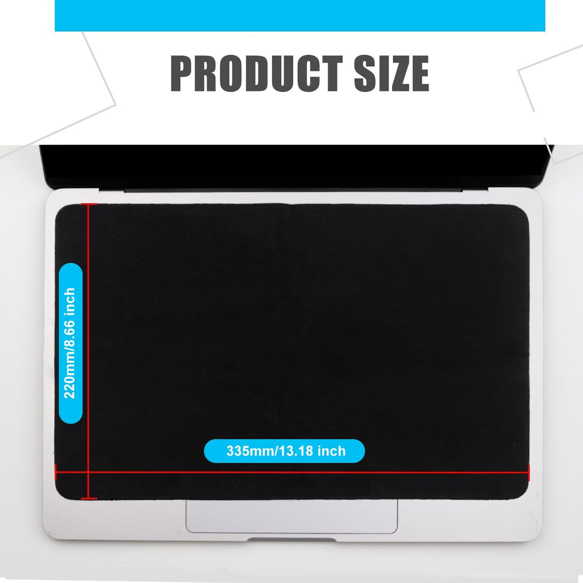 3 Pack 15" 16" 15.3" 15"/MacBook 16"-Black Microfiber Liner Cleaning Cloth MacBook Air/MacBook Pro Screen Keyboard