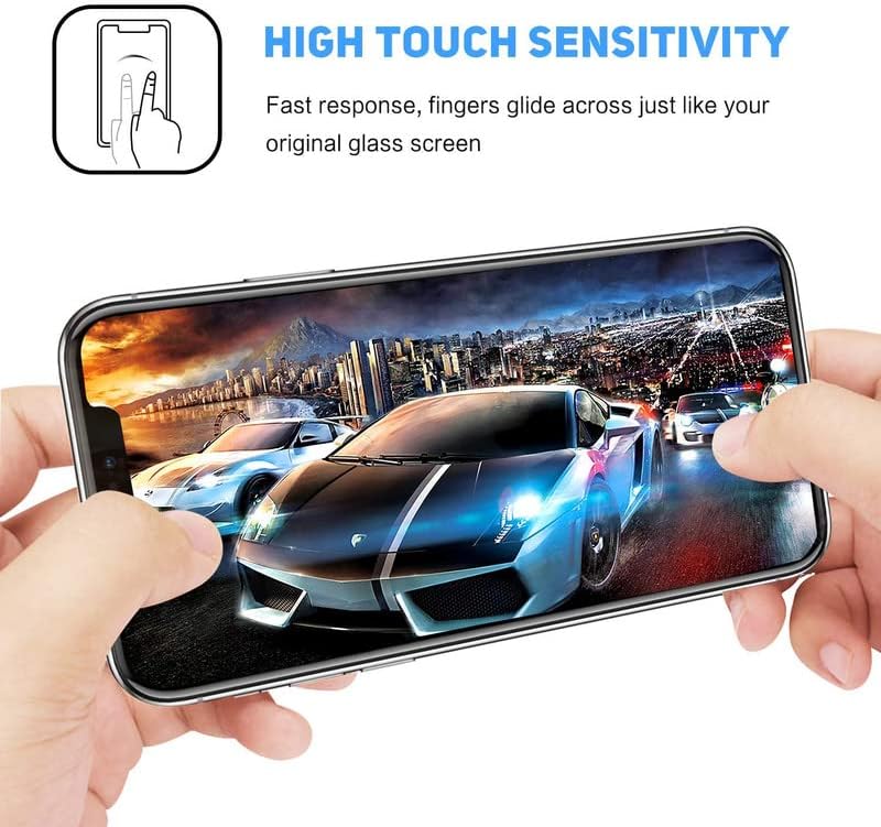 BLU View Speed 5G Tempered Glass Screen Protector, [1 Pack] 9H Hardness, Anti Scratch, Bubble Free Film