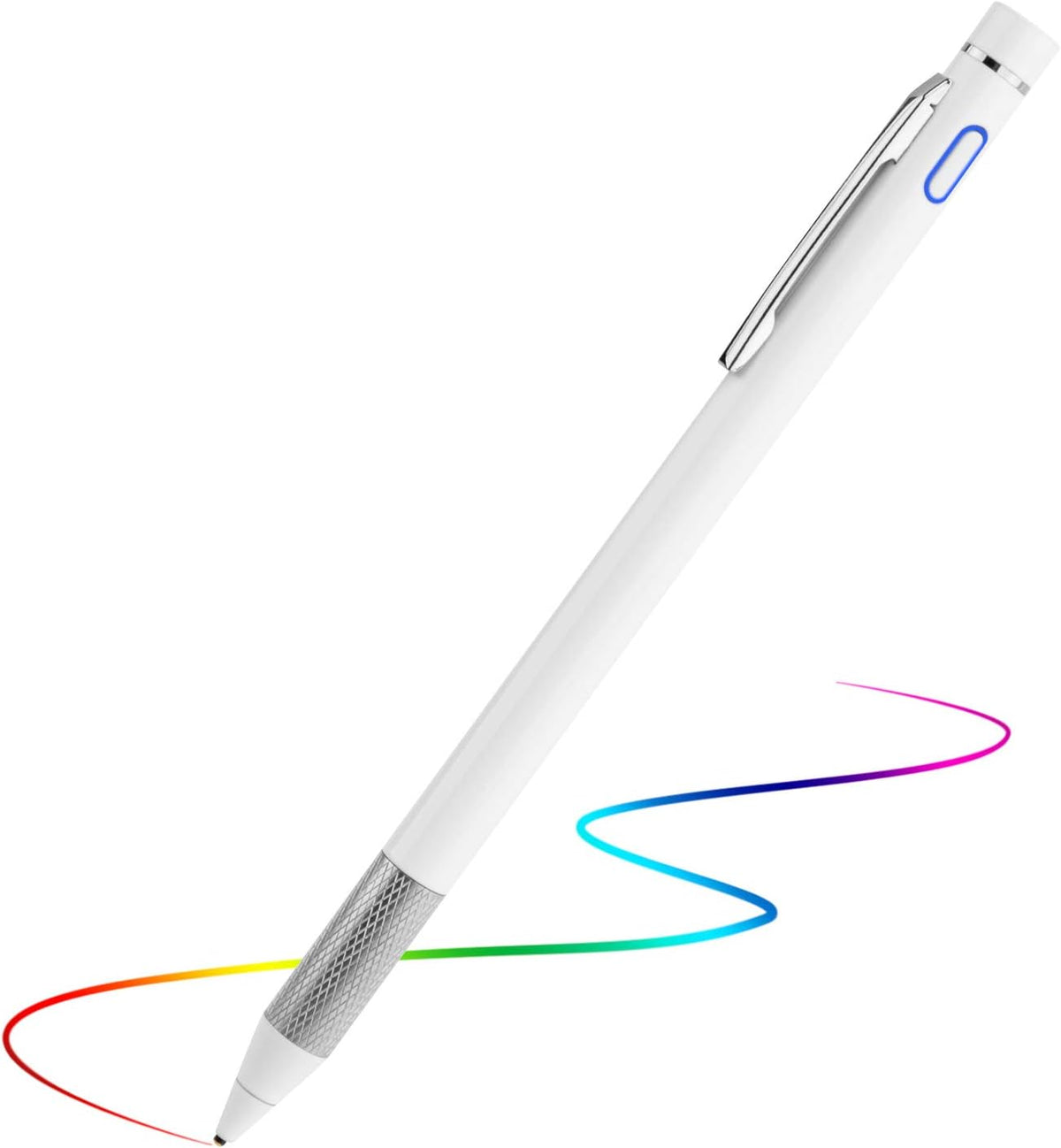 Stylus Pencil for iPhone 12/13/14 Pro Max, Minilabo Touch Screens Active Stylus with 1.5mm Ultra Fine Tip, White