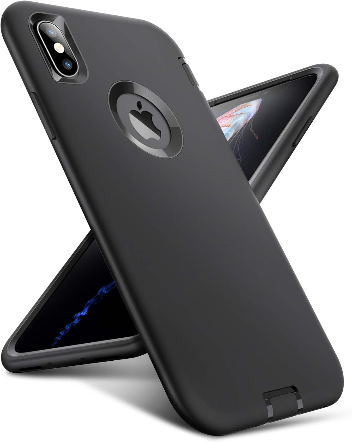 ORIbox Case Compatible with iPhone Xs Max, Soft-Touch Finish Liquid Silicone Exterior