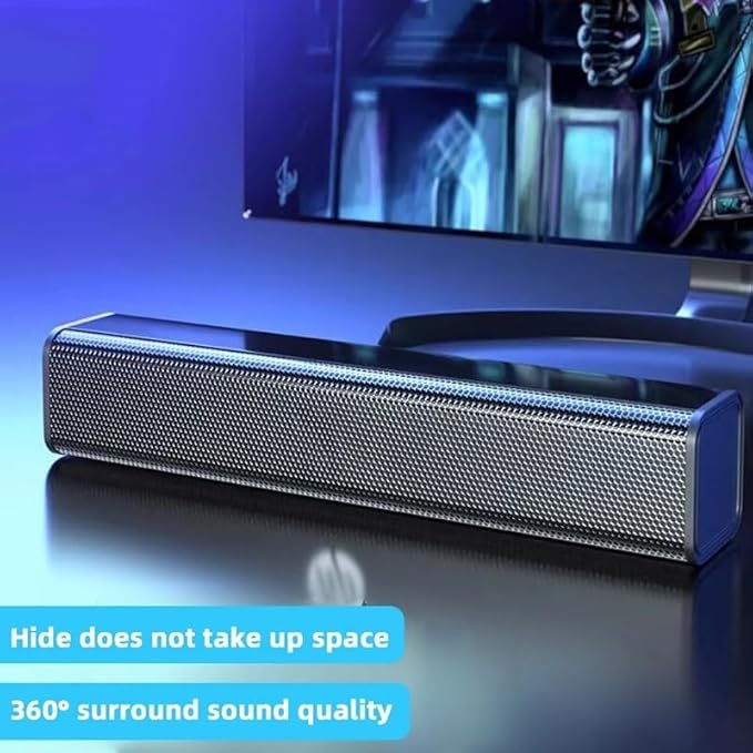 Multimedia Computer Speaker Desktop Office Home Stereo Small