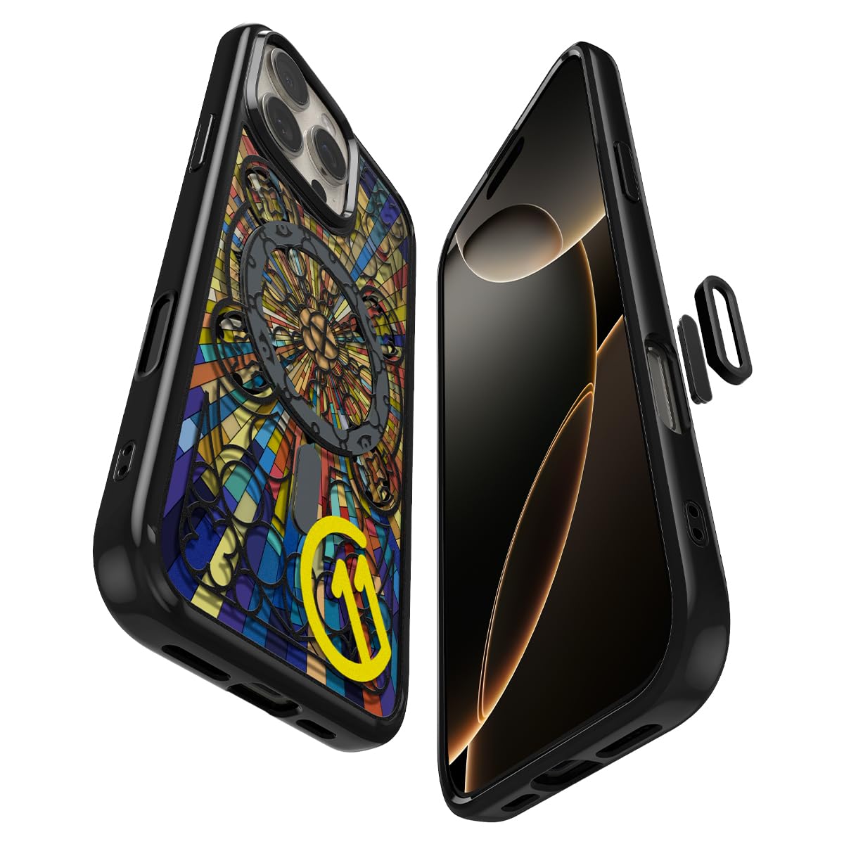 Spigen For Iphone 16 Pro Max Case, Ultra Hybrid Magfit C11 Collection [Customized Multi-Layered Digital Printing Design] [Milita