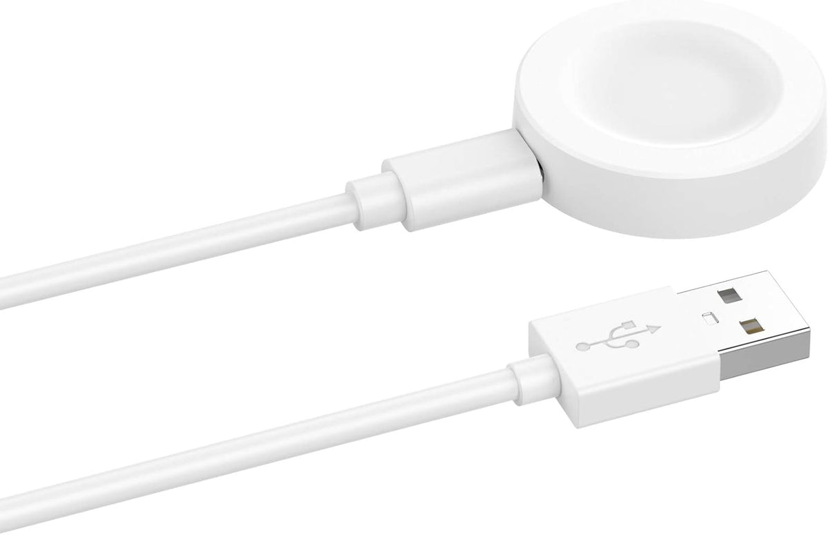 ECSEM Replacement Charger for Huawei Watch GT 2 Pro/Watch D, 100cm USB Charging Stand Cable Dock Station (White)