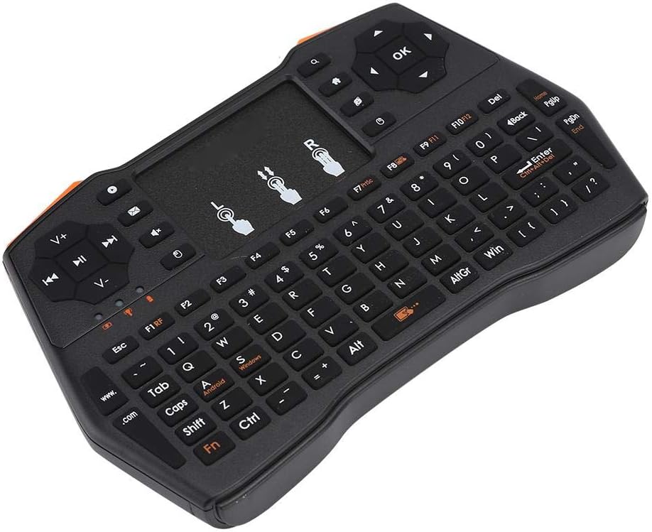 ASHATA Mini Wireless Keyboard | 2.4GHz Multi-Function Keyboard for Viboton I8 Plus, Android TV Box, XBOX360