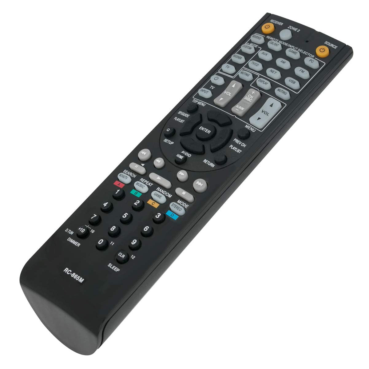 RC-865M Replacement Remote Control Applicable for Onkyo AV Receiver TX-NR525 TXNR525