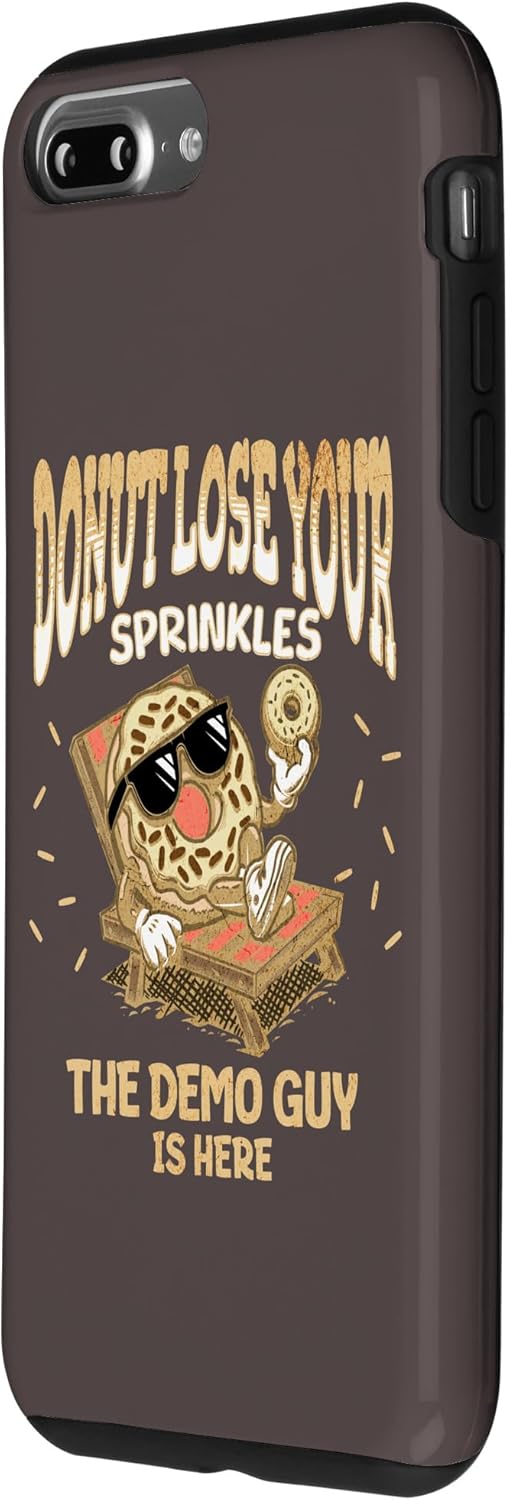 iPhone 7 Plus/8 Plus Demolition Funny Donut Quote Construction Case