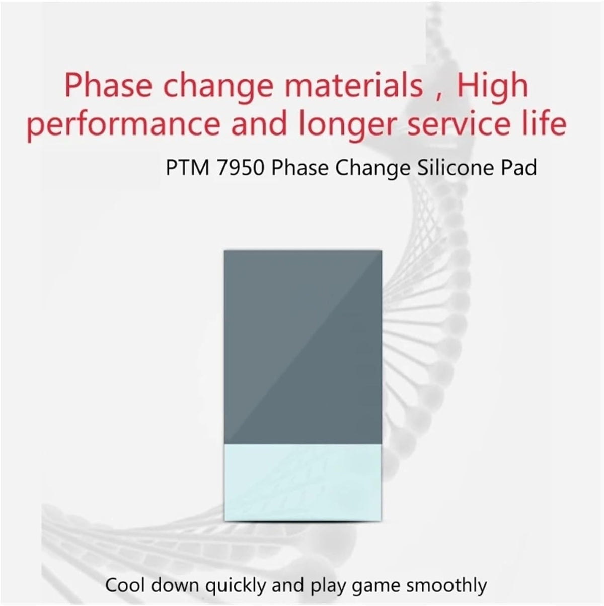 DVZEBUBC 8.5W PTM7950 pad(40X80MM) Thermal pad Phase Change pad CPU GPU Grease