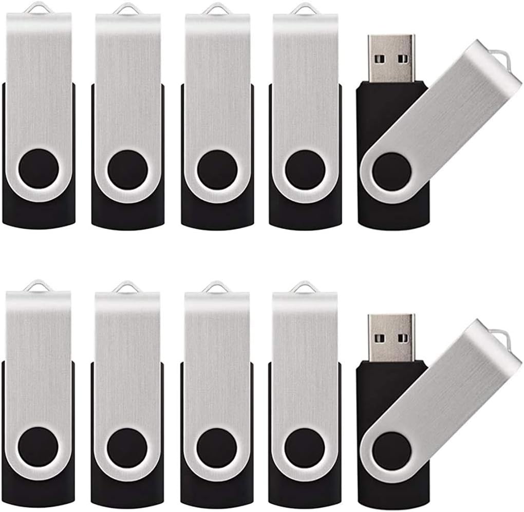 50 Pack 256MB USB Flash Drives Pack USB 2.0 Thumb Drive 256MB Flash Drive 50 Pack USB Memory Stick 256MB Bulk-Black