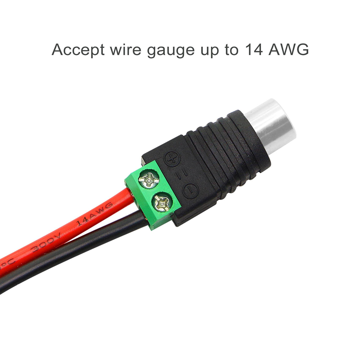 PNGKNYOCN RCA Cable Audio Adapter RCA to AV Screw Terminal Connector?RCA Solderless Adapter Converter Connectors RCA Female Plug Connectors (6-Pack)