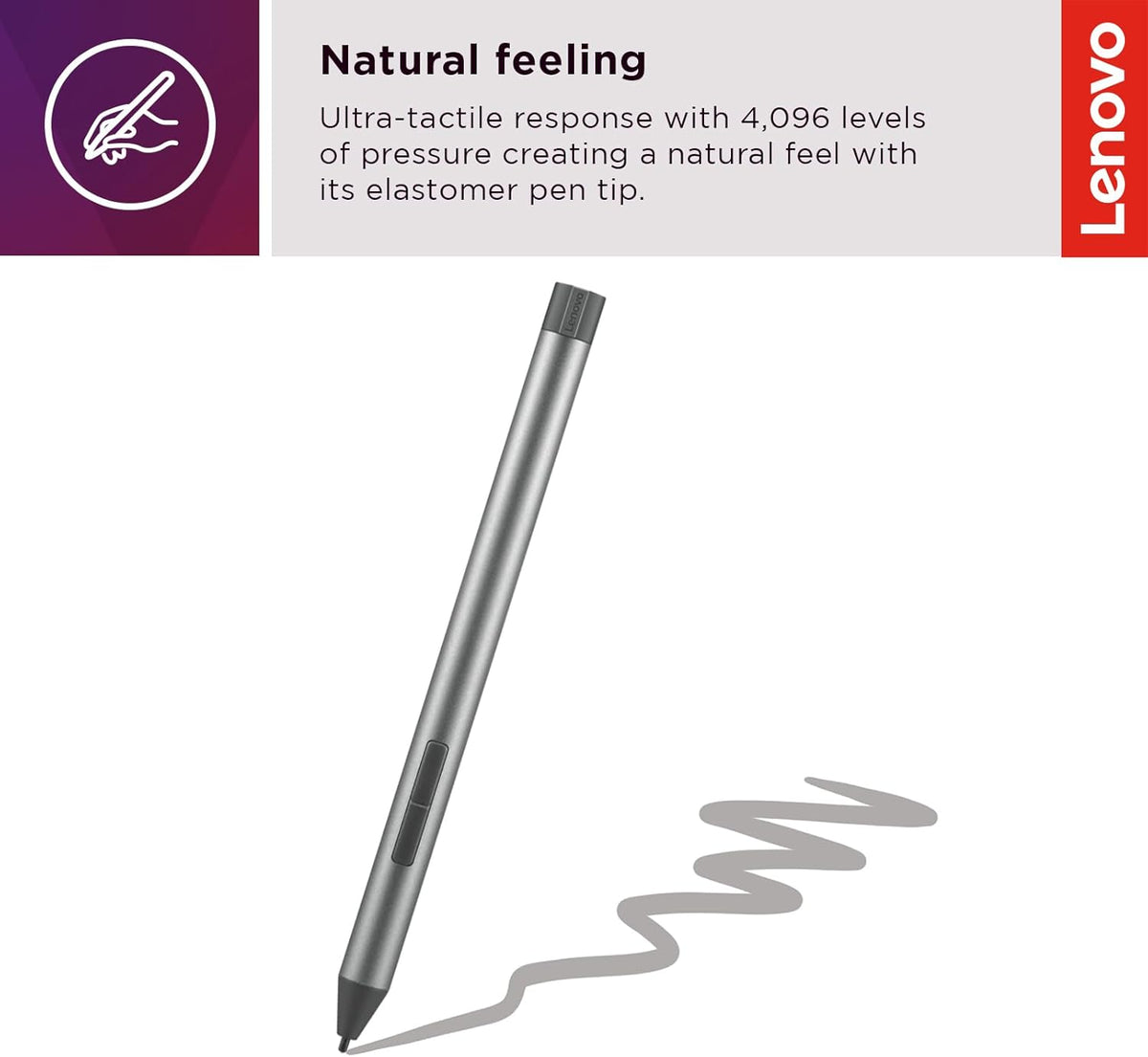 Lenovo Digital Pen 2 (Laptop) - Ultra-Tactile Response & Urban Sleeve for 14-inch Laptop/Notebook/Tablet - Water Resistant - Padded Compartments, Zippered Accessory Storage