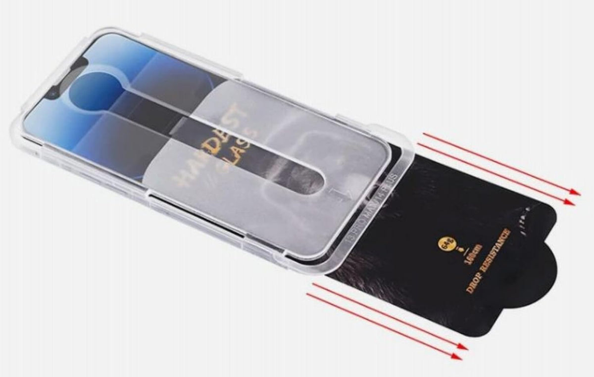 #M4U HD Clear Tempered Glass Screen Protector for iPhone 15