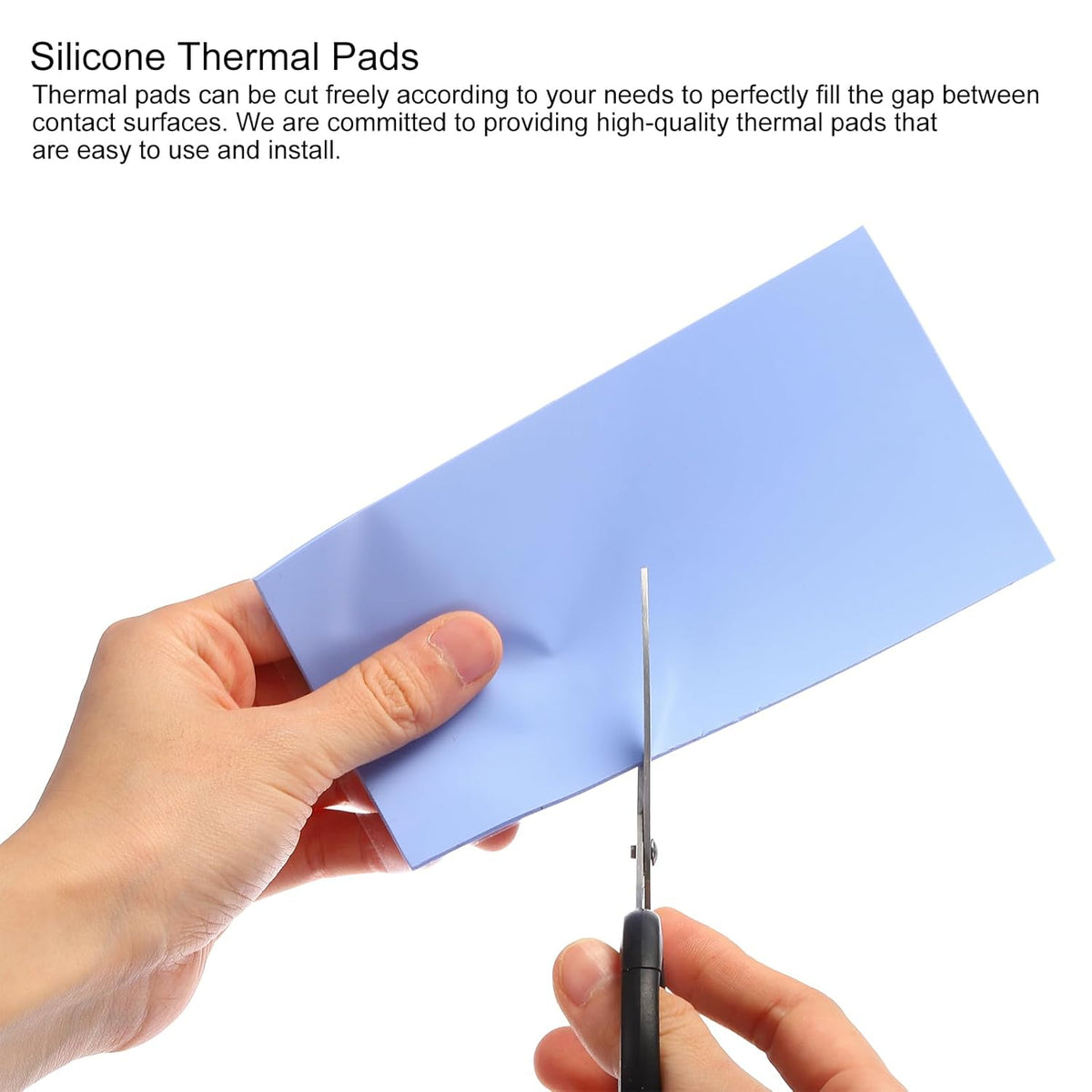 MECCANIXITY 2 Pack Thermal Pad, 3.6W/m.K Insulated Heat Resistant High Temperature Resistant Silicone Cooling Pads
